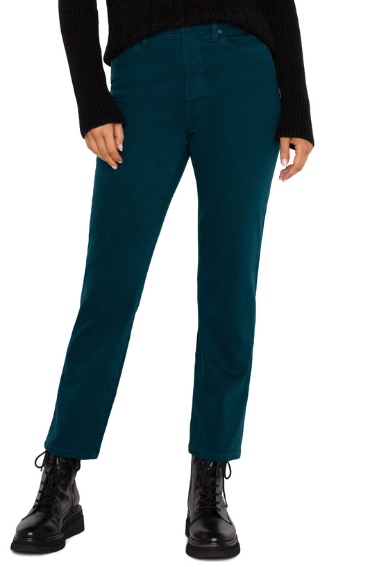 Liverpool Liv High Rise Non-Skinny Skinny (28" inseam) (Dark Forest)