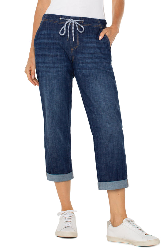 Liverpool The Rascal with Back Pocket Flaps (24"/27" inseam) (San Gabriel)