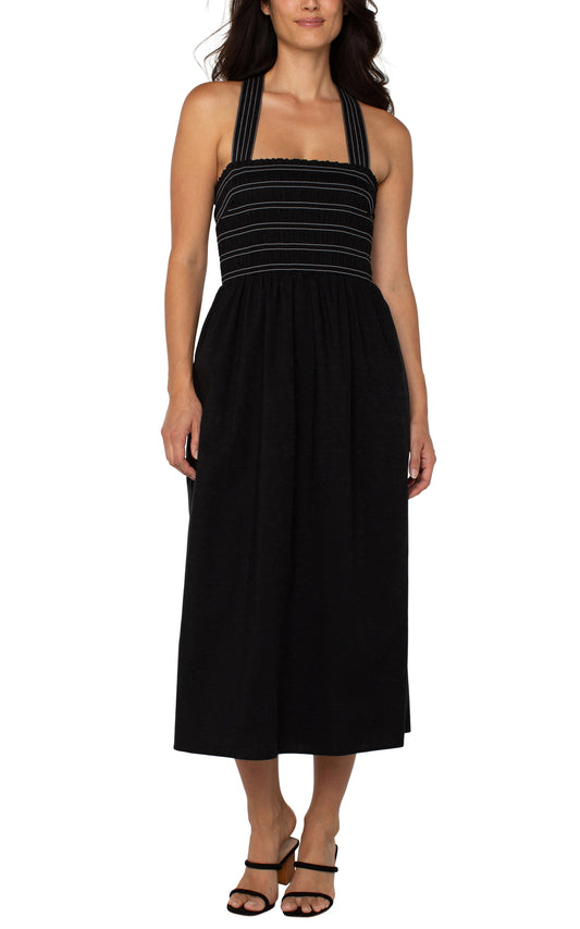 Liverpool Sleeveless Midi Dress Front