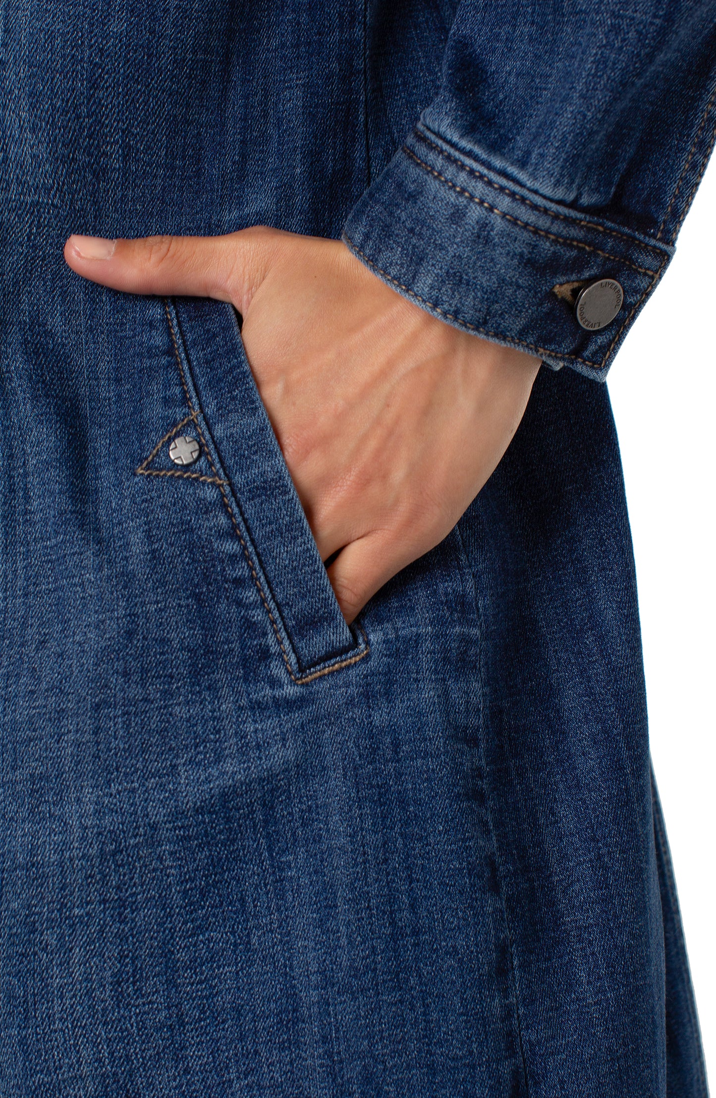Liverpool Long Trucker Jacket (Centerbrooke)