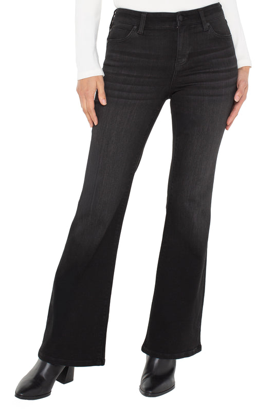 Liverpool Hannah Flare (30" inseam) (Heron Lake)