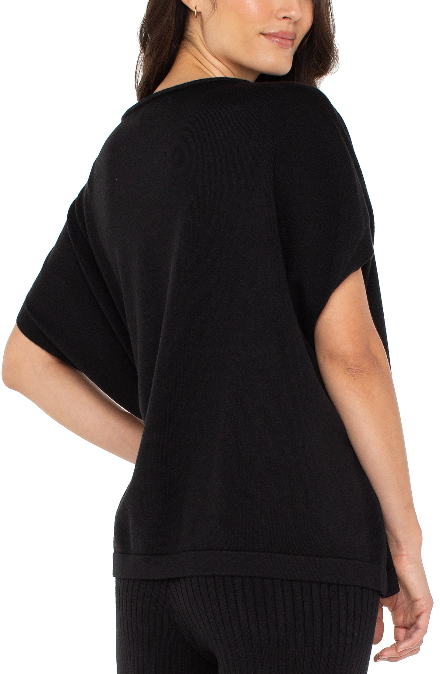 Liverpool 1/2 Sleeve Boat Neck Dolman Sweater