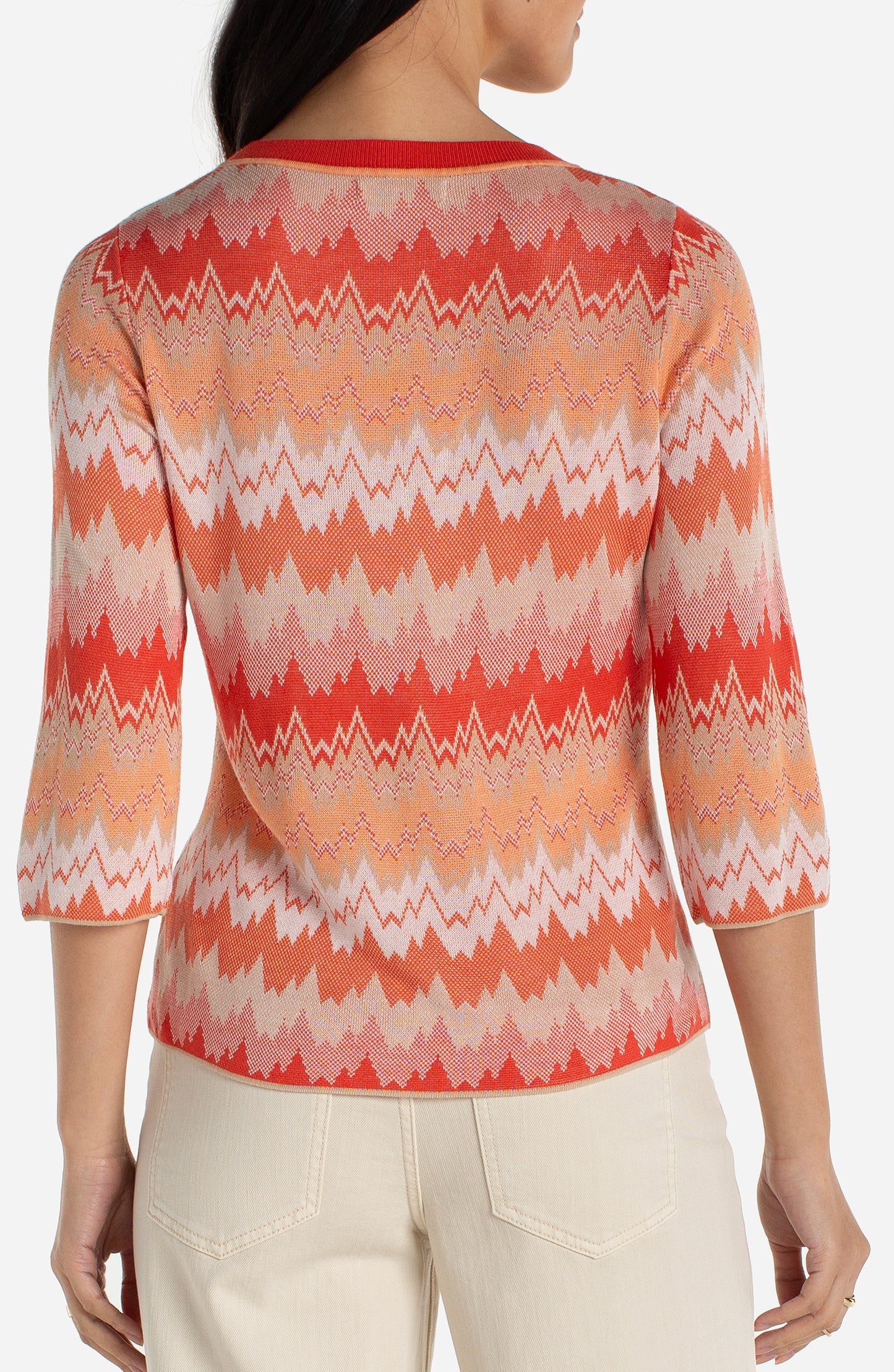 Liverpool 3/4 Sleeve V-Neck Sweater