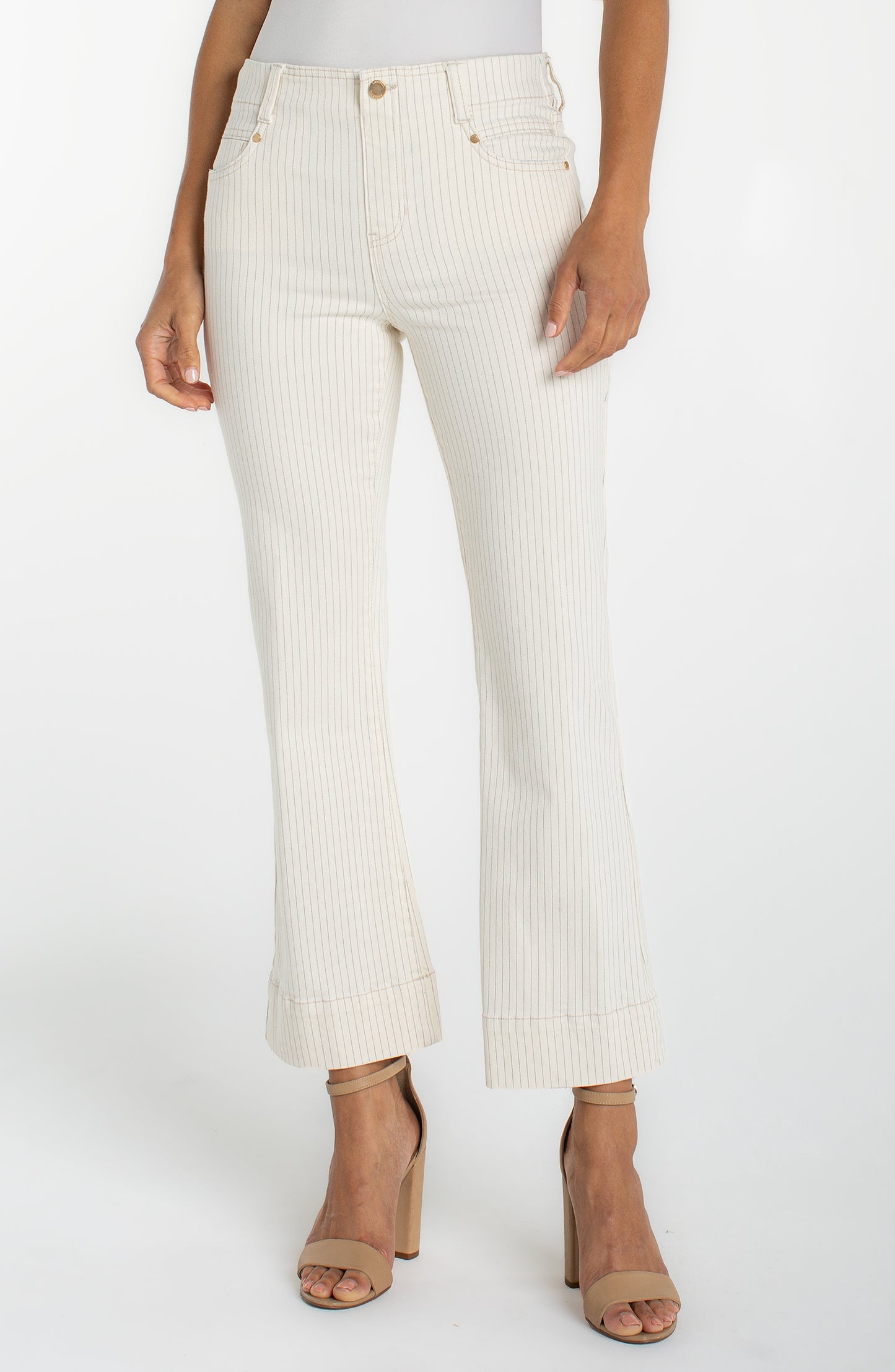 Liverpool Gia Glider Crop W/ Wide Hem (27" Inseam)
