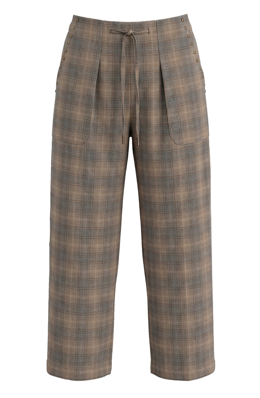 Liverpool High-Rise Crop Trouser with Drawstring (27" Inseam)