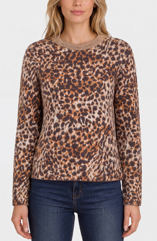Liverpool Long Sleeve Crew Neck Sweater (Leopard)