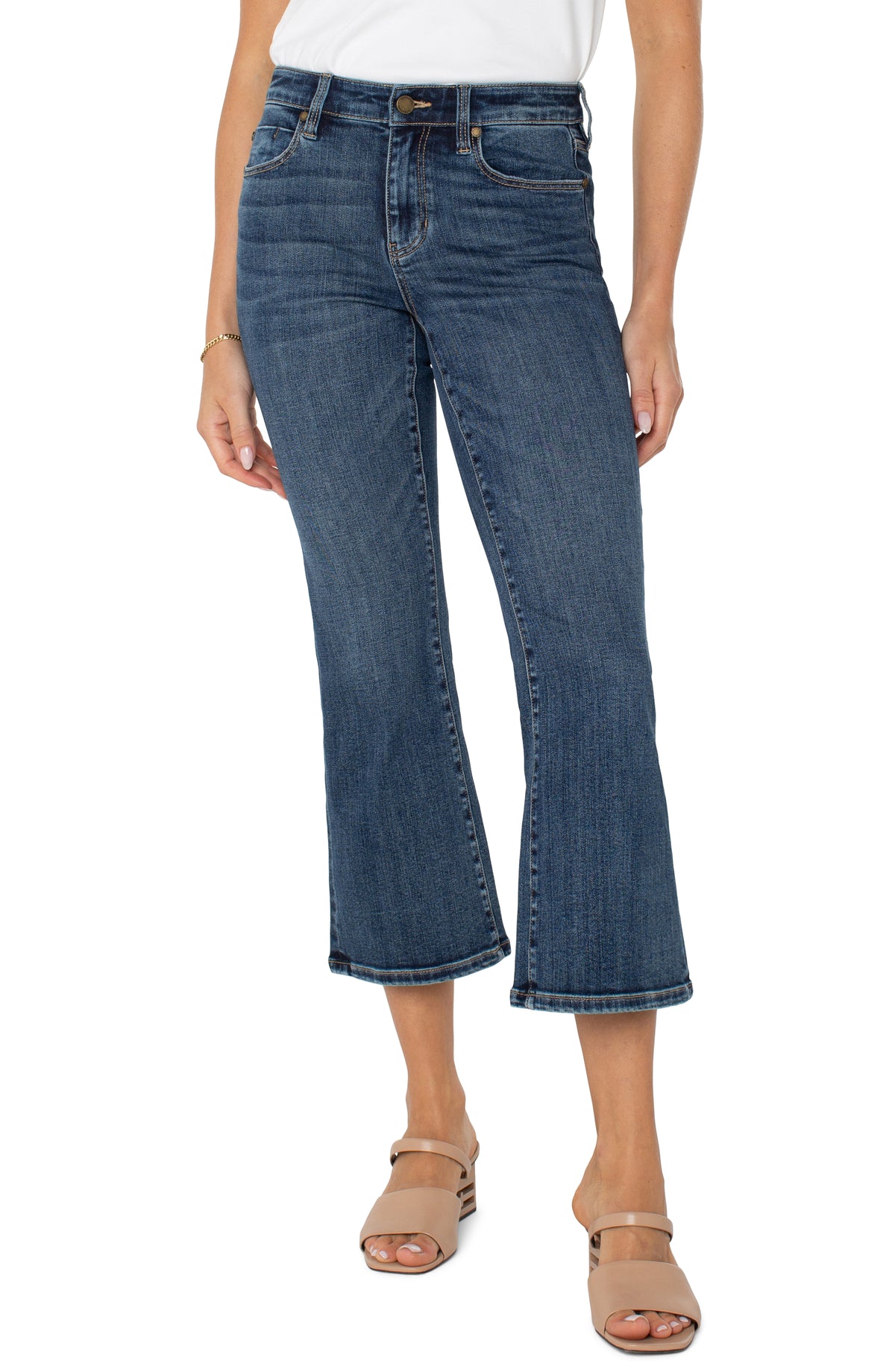 Liverpool Hannah Cropped Flare (25.5" Inseam)