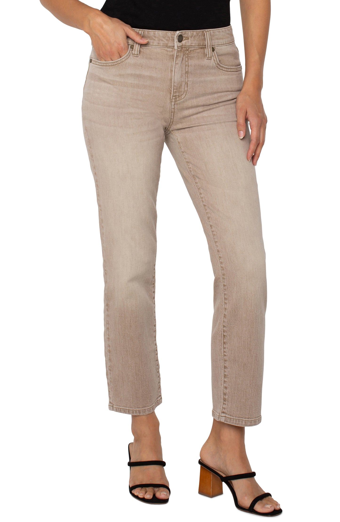 Liverpool Live Non-Skinny Skinny 28" Inseam (Vintage Khaki)