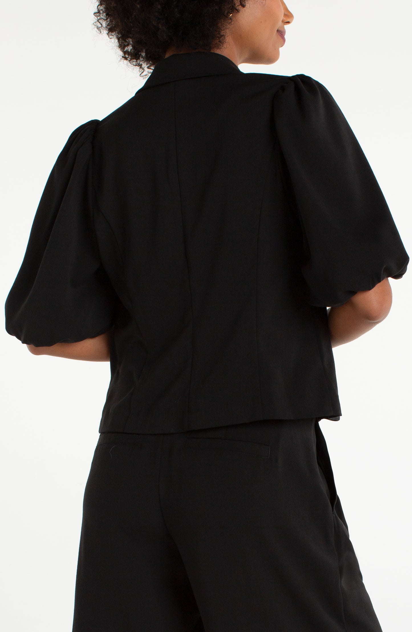 Liverpool Balloon Sleeve Blazer (Black)