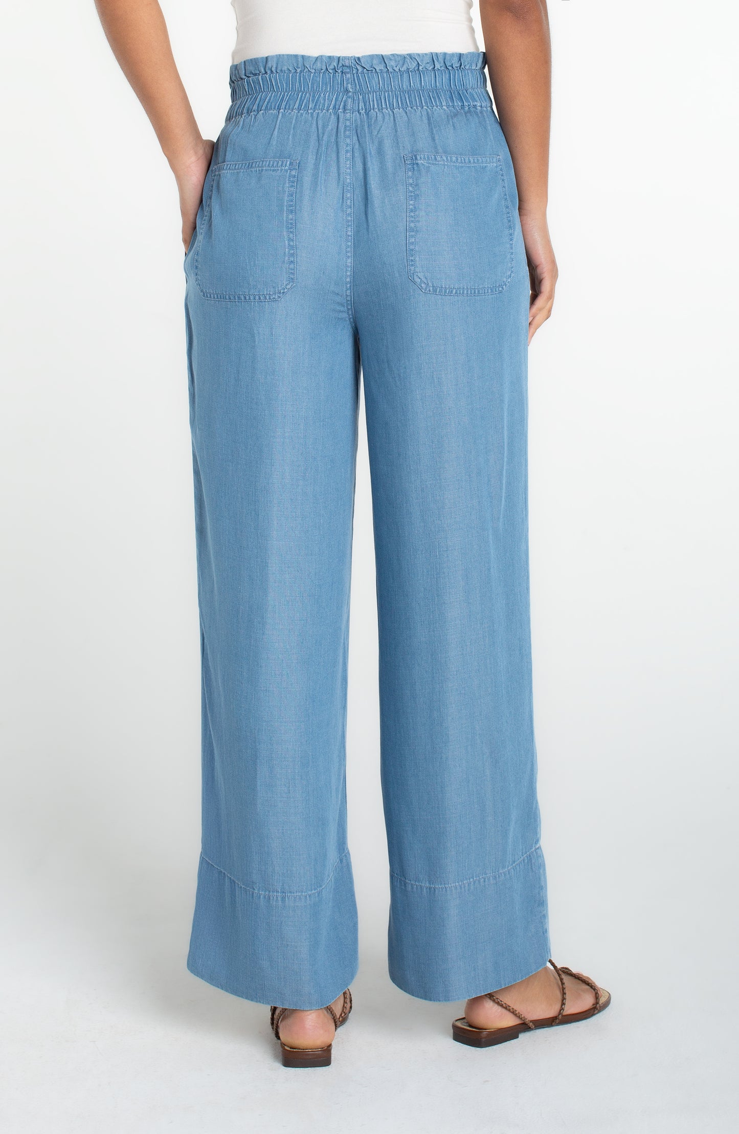 Liverpool Cinch Waist Pull-on Pants (28" Inseam)