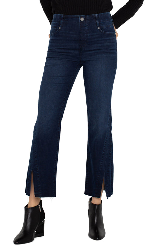 Liverpool Gia Glider Crop Flare Twisted Seam (27" inseam) (Banning)
