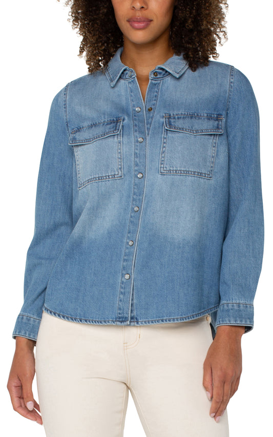 Liverpool Shirt w/ Pockets (Laguna Nigel)