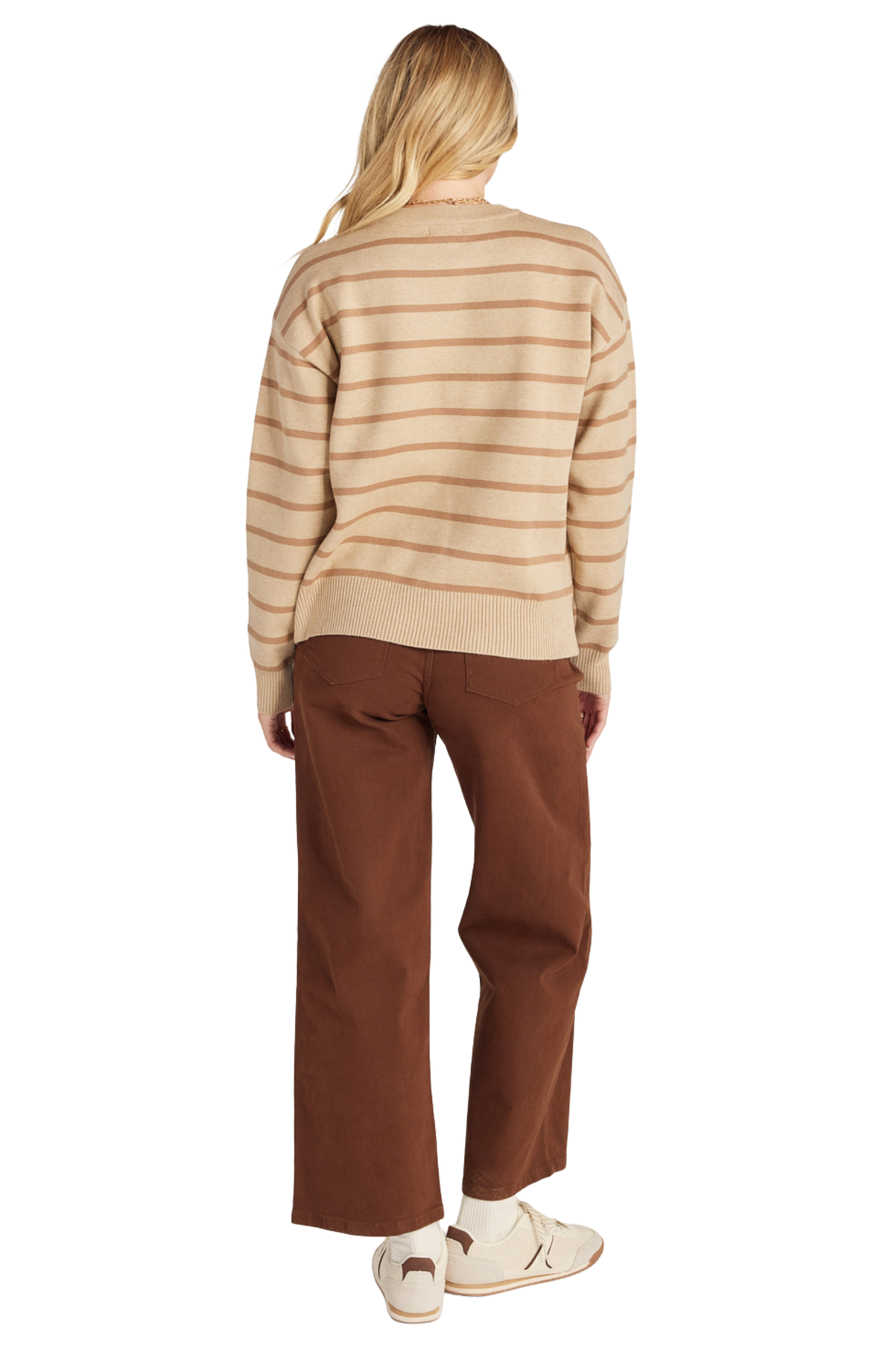 Stripe Round Neck Sweater