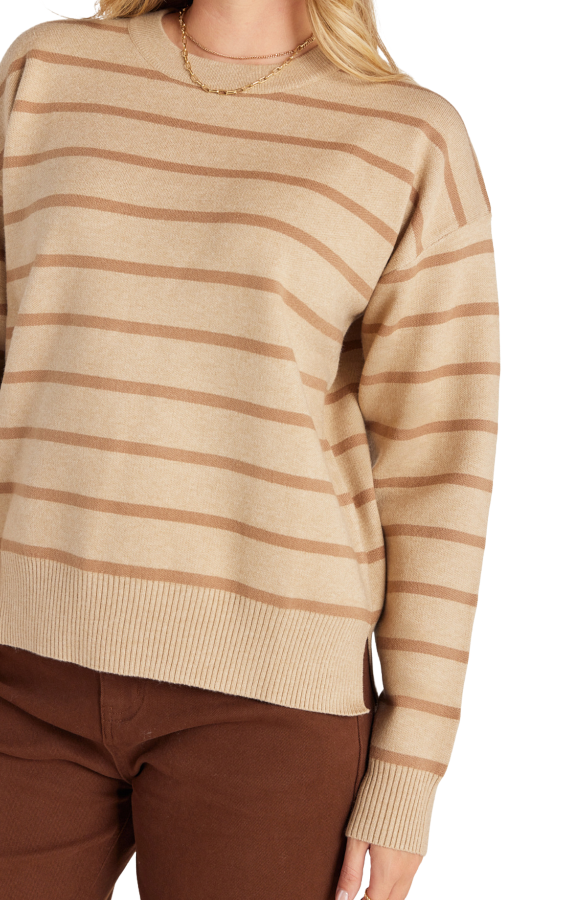 Stripe Round Neck Sweater