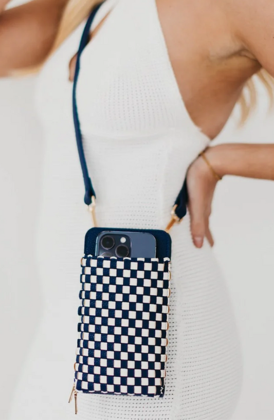 Woven Double Duty Phone Bag