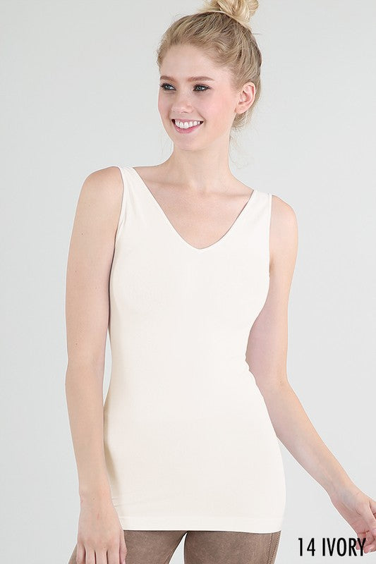 Nikibiki Reversible Double Sided Plain Jersey Tank Top