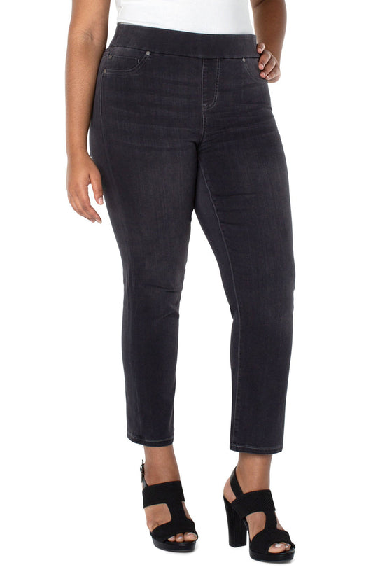 Liverpool Meredith Ankle Slim Plus Size (Meteorite Wash 29" inseam)