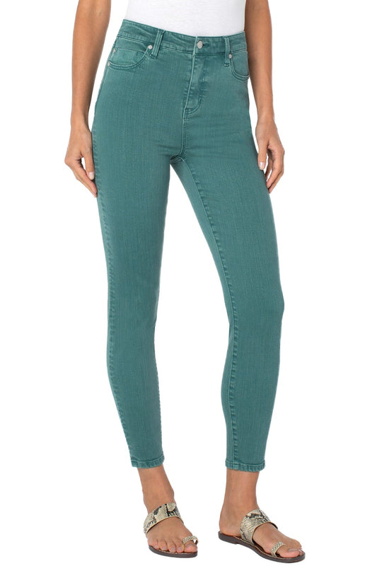 Liverpool Abby Hi-Rise Ankle Skinny 28" inseam (shale green)
