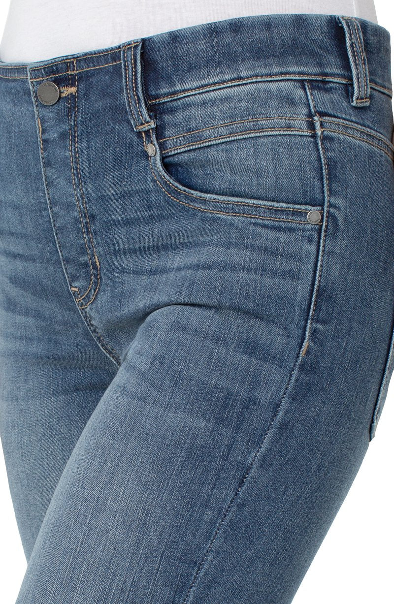 Liverpool Gia Glider Ankle Skinny with Cut Hem ECO (28" inseam) (Gunnison)