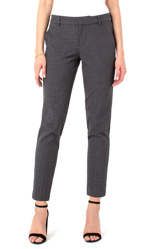 Liverpool Kelsey Knit Trouser (grey/black check)