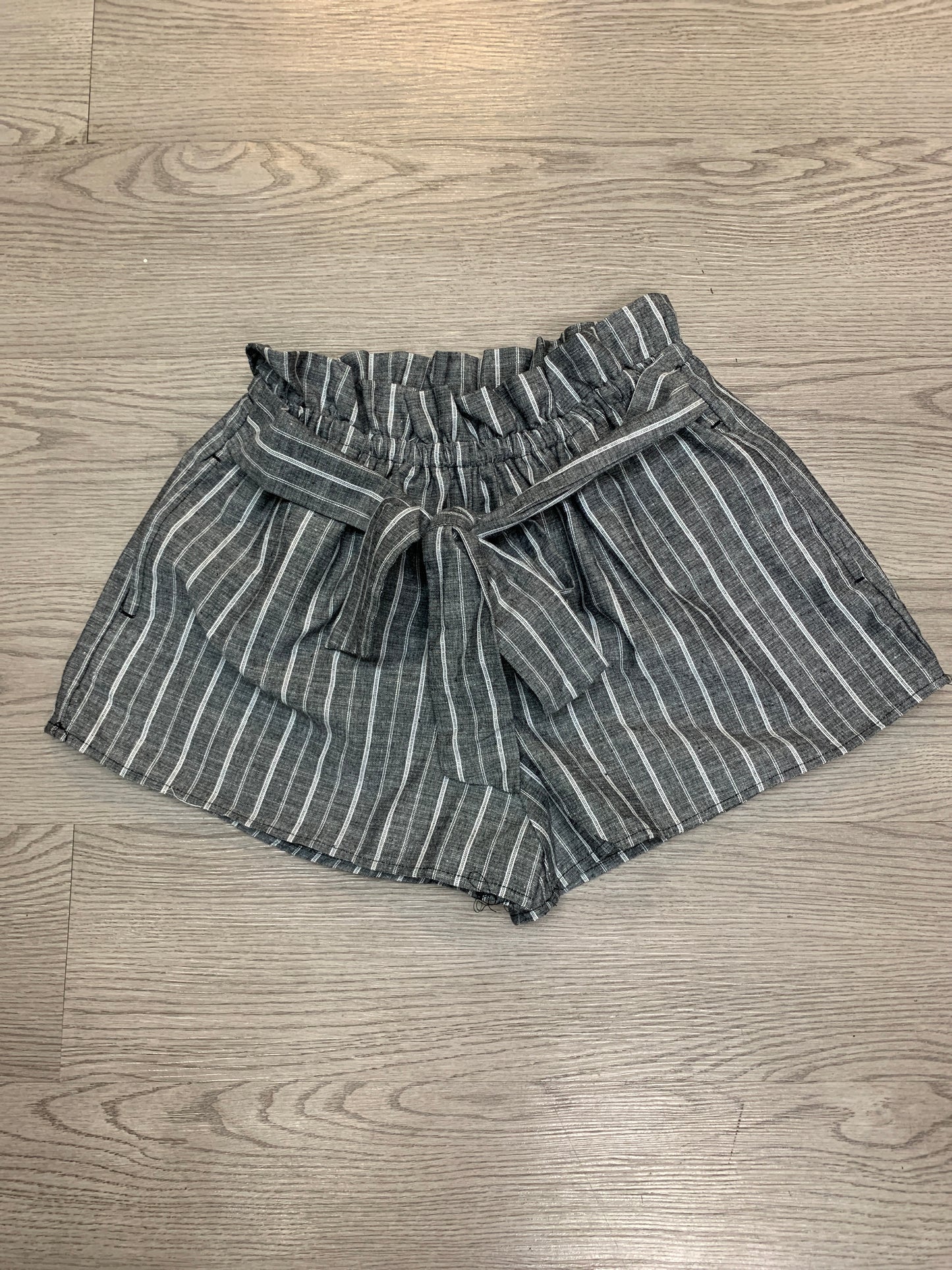 Striped Short with Front tie detail