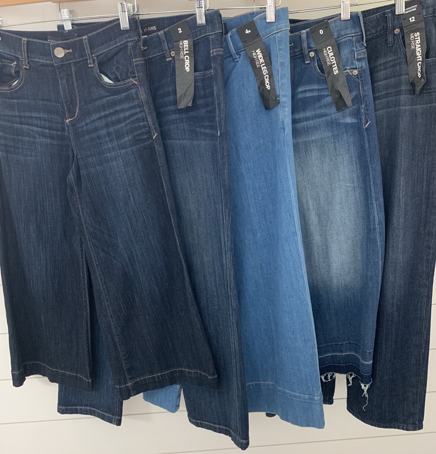 Express ladies capri/crop/culottes denim jeans