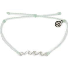Puravida Silver Delicate Wave Bracelet