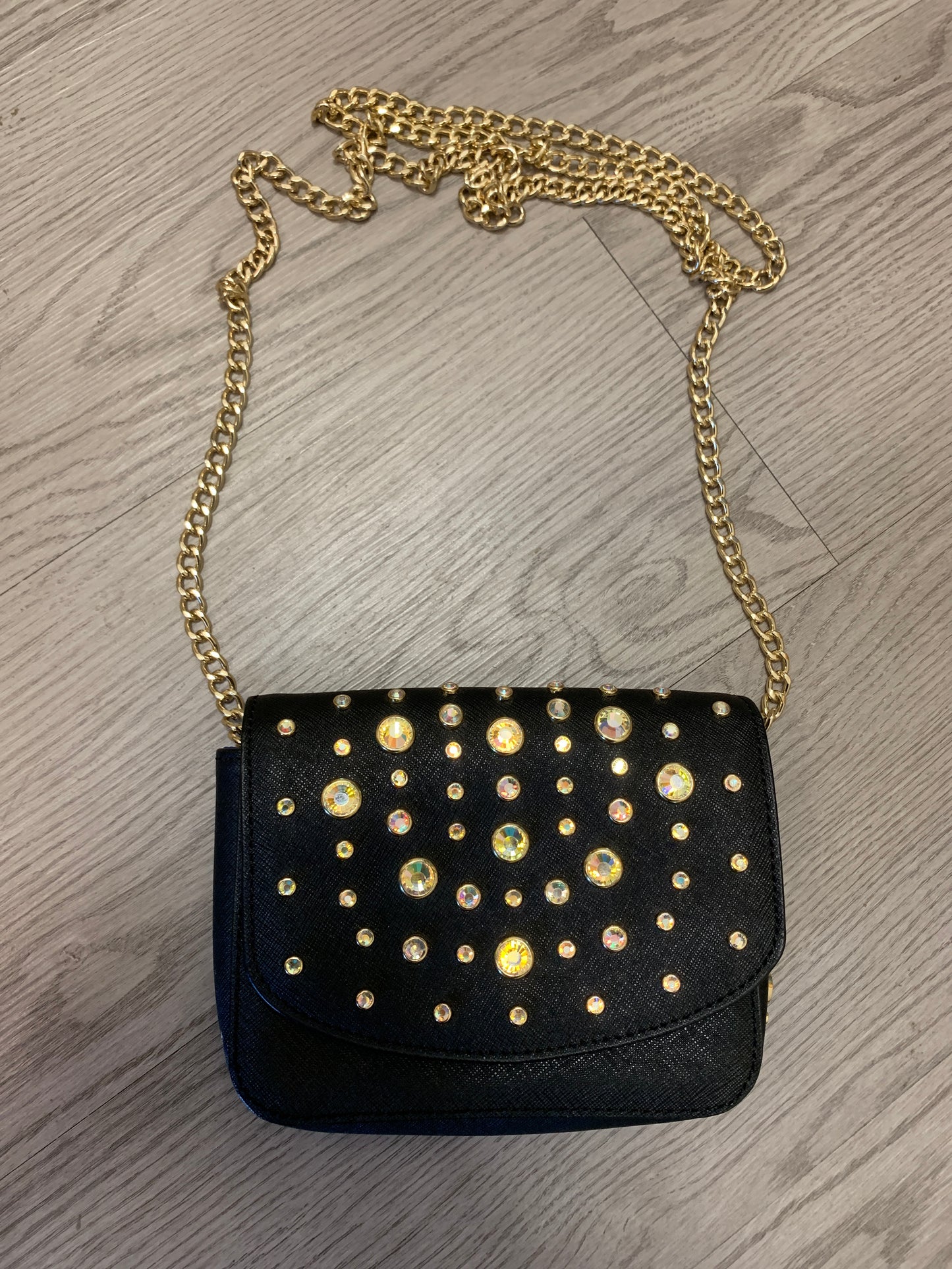 Juicy Couture Leather Crossbody With Jewel Accents
