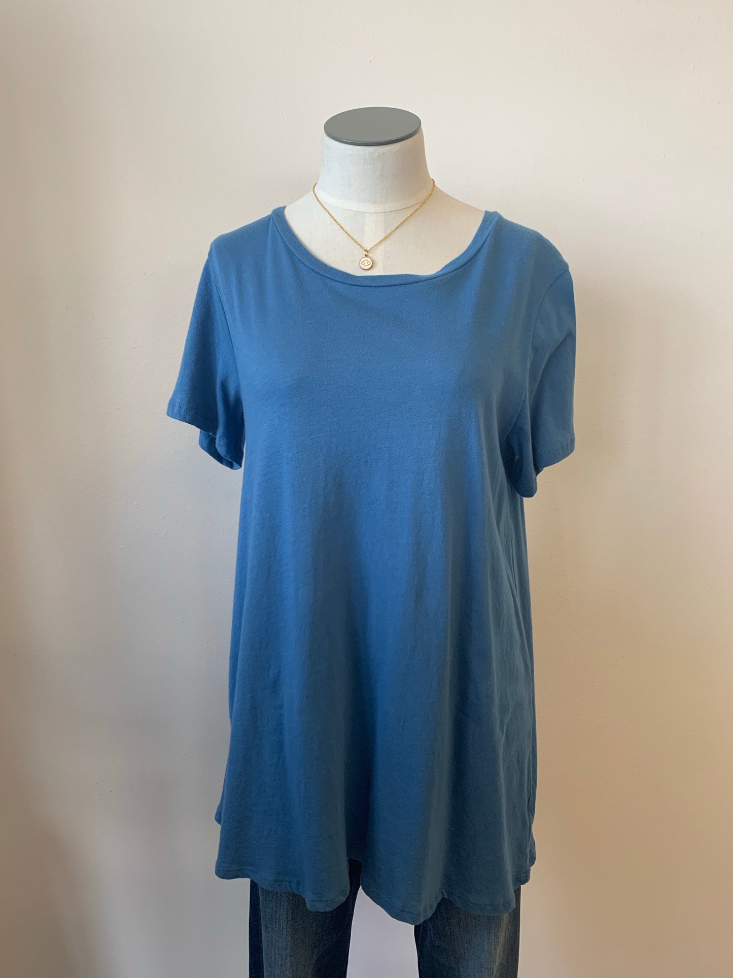 Blue Mist Cotton T-Shirt