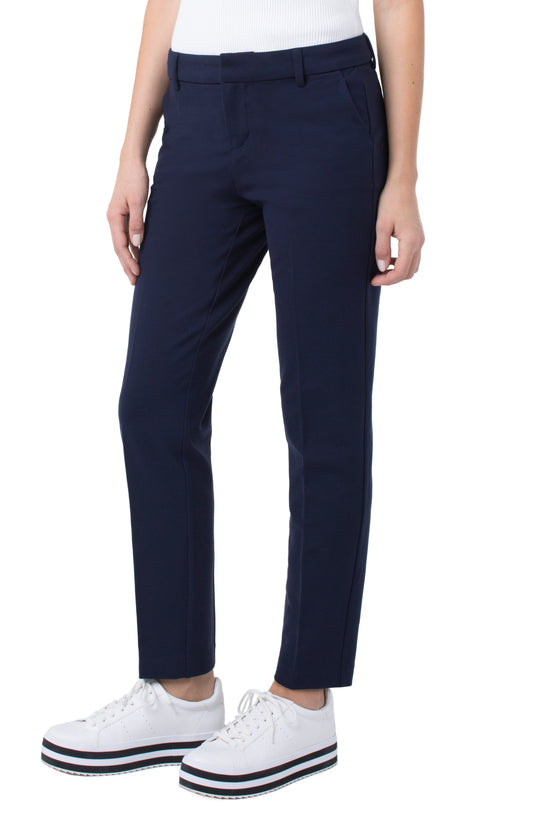 Liverpool Kelsey Knit Trouser (31" inseam) (Cadet Blue)