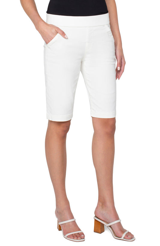 Liverpool Lacie Pull-On Bermuda Shorts (12" inseam)