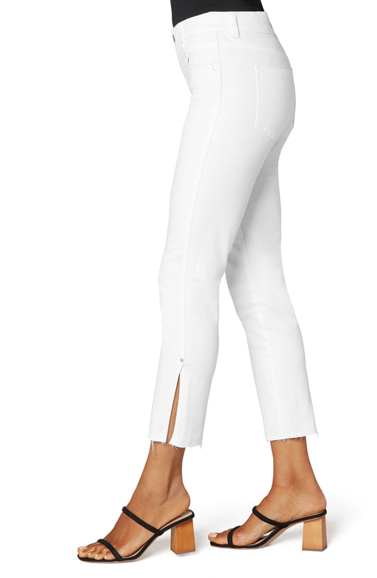Liverpool Gia Glider Crop Side Slit Hem