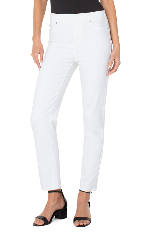 Liverpool Chloe Slim Pants (Bright White 29" inseam)